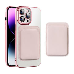 Transparent Magnetic Card Holder TPU Case for iPhone 16 Series Transparent Magnetic Card Holder TPU Case for iPhone 16 Series
