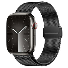 Premium Magnetic Milanese Steel Band, Metal Wristband for Apple Watch
