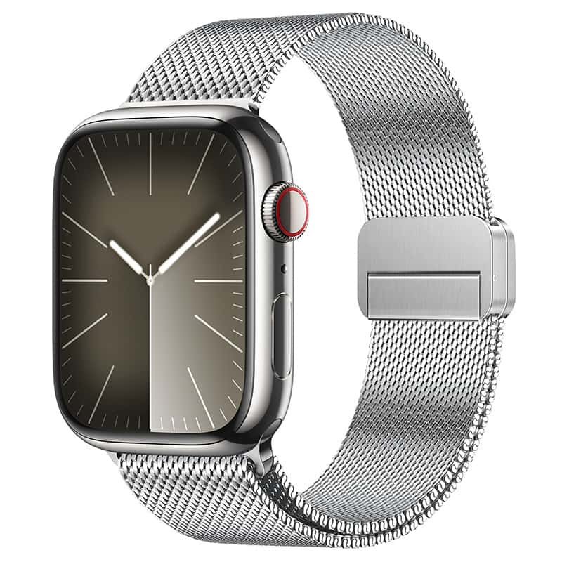 Premium Magnetic Milanese Steel Band, Metal Wristband for Apple Watch