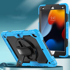 Silicone Tablet Protective Case with Strap, Stand, and Pen Slot/Pencil Holder for iPad Series