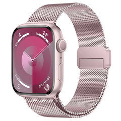 Premium Magnetic Milanese Steel Band, Metal Wristband for Apple Watch
