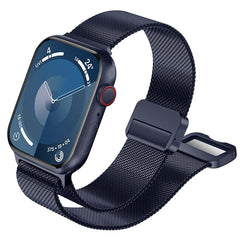 Premium Magnetic Milanese Steel Band, Metal Wristband for Apple Watch