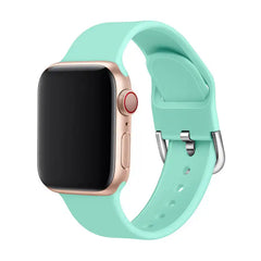 Pure Color Silicone Single Buckle Watch Bands